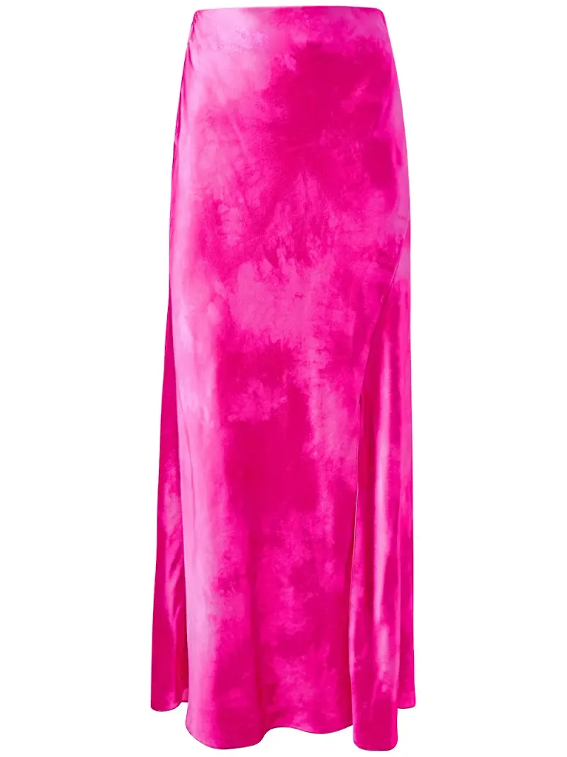 Alejandra Alonso Rojas utsvängd midikjol - Rosa