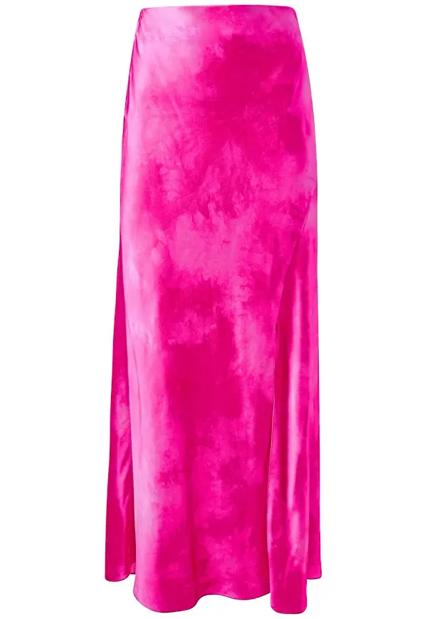 Alejandra Alonso Rojas utsvängd midikjol - Rosa