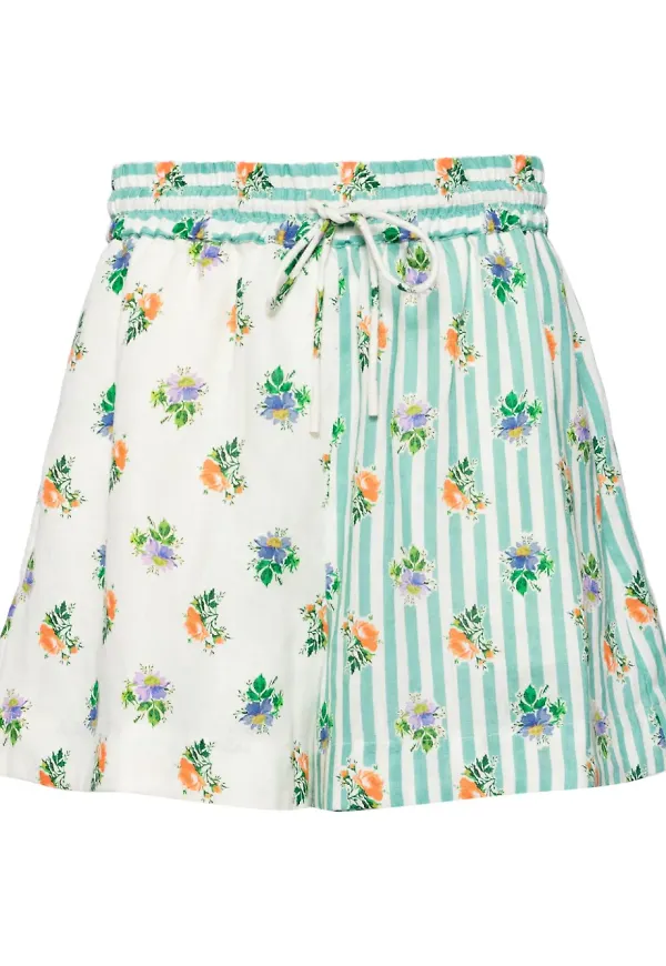 ALEMAIS blommiga shorts - Neutral