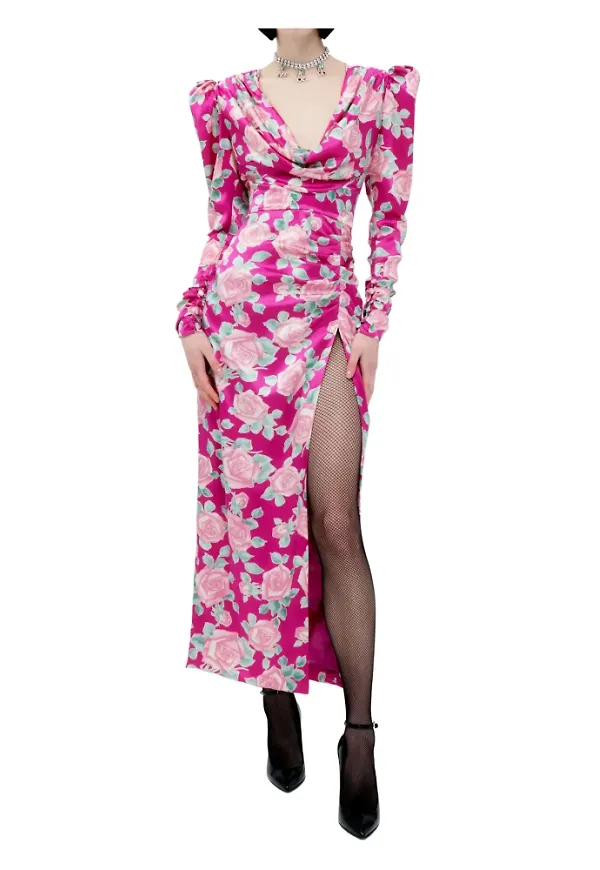Alessandra Rich Klänning fab3113 f3718 Rosa, Dam