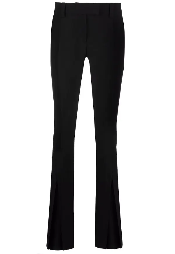 ALESSANDRO VIGILANTE jerseybyxor med slits fram - Svart