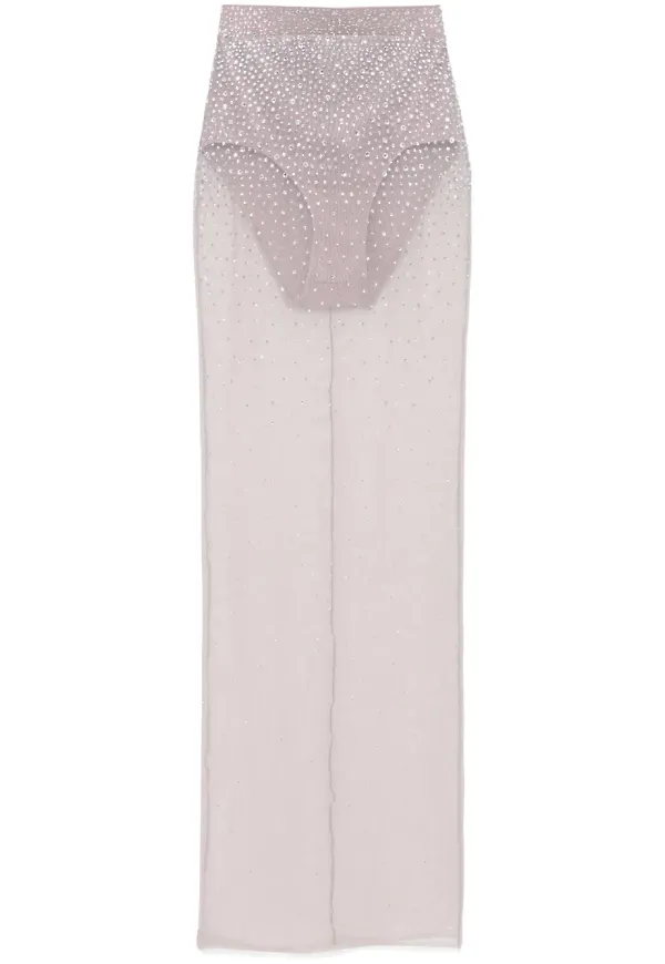 Alex Perry maxikjol med strass - Lila