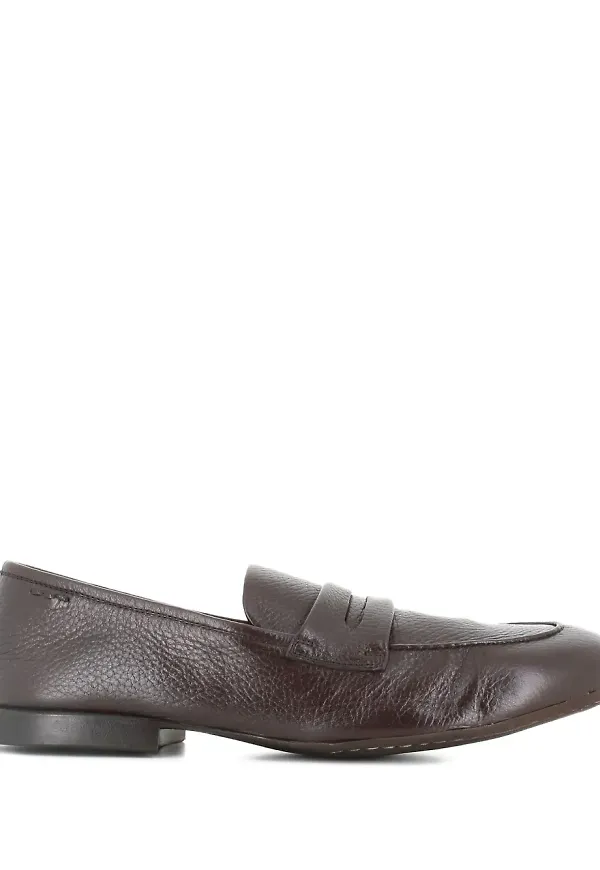 Alexander Hotto läderloafers - Brun