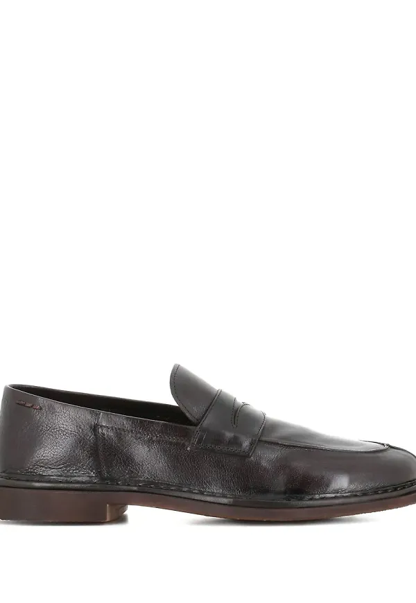 Alexander Hotto läderloafers - Brun