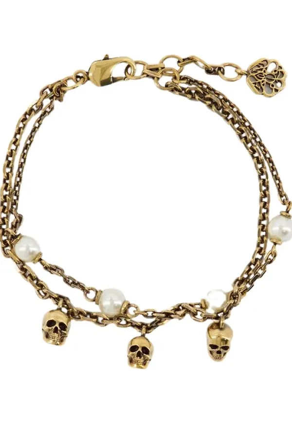 Alexander McQueen - Armband - Gul - Dam - Storlek: ONE Size