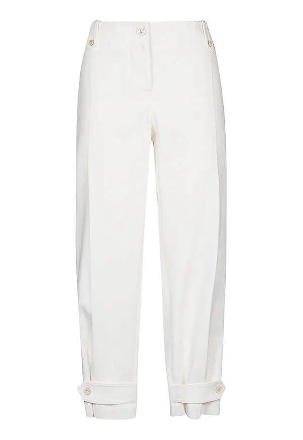 Alexander McQueen - Byxor - Vit - Dam - Storlek: M