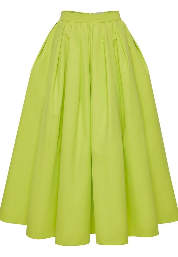 Alexander McQueen - Midikjolar - Grön - Dam - Storlek: XS