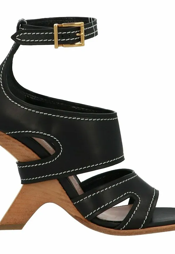 Alexander McQueen - Sandaler - Svart - Dam - Storlek: 38 Eu,39 Eu,37 Eu,40 EU