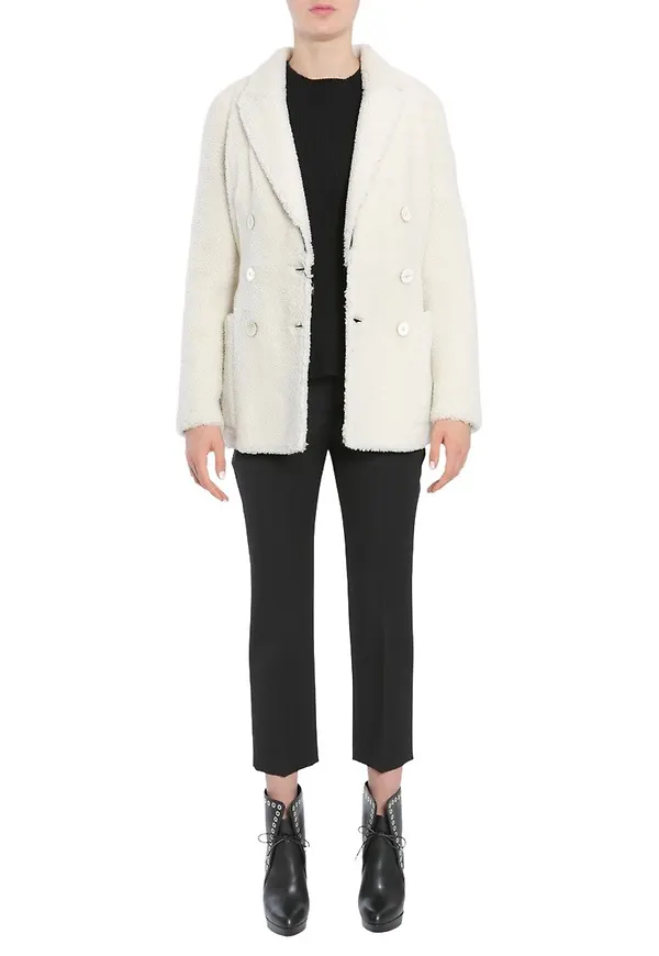 Alexander McQueen - Vinterkappor - Vit - Dam - Storlek: XS