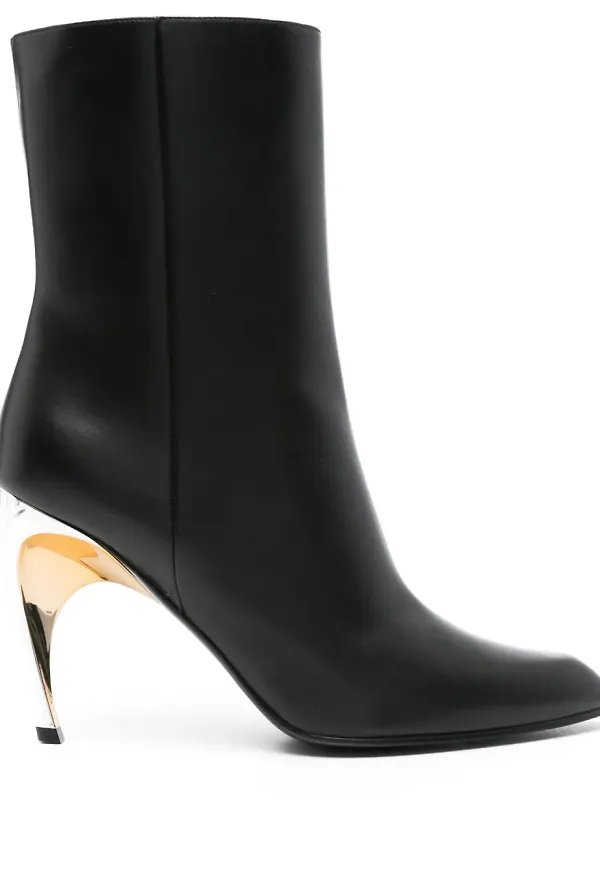 Alexander McQueen Armadillo stövlar 95 mm - Svart