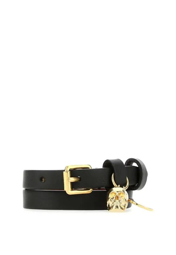 Alexander McQueen Armband Svart, Dam