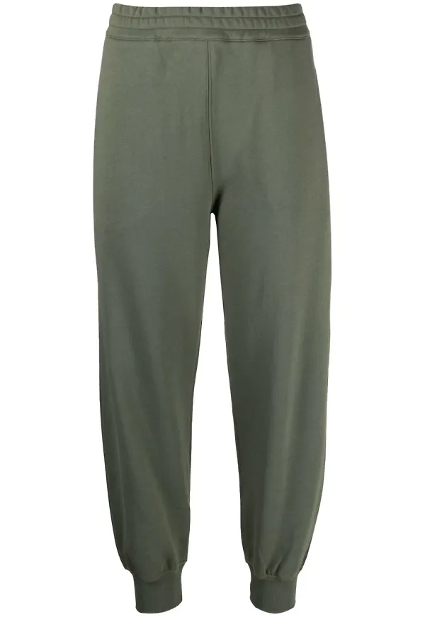 Alexander McQueen avsmalnande sweatpants - Grön