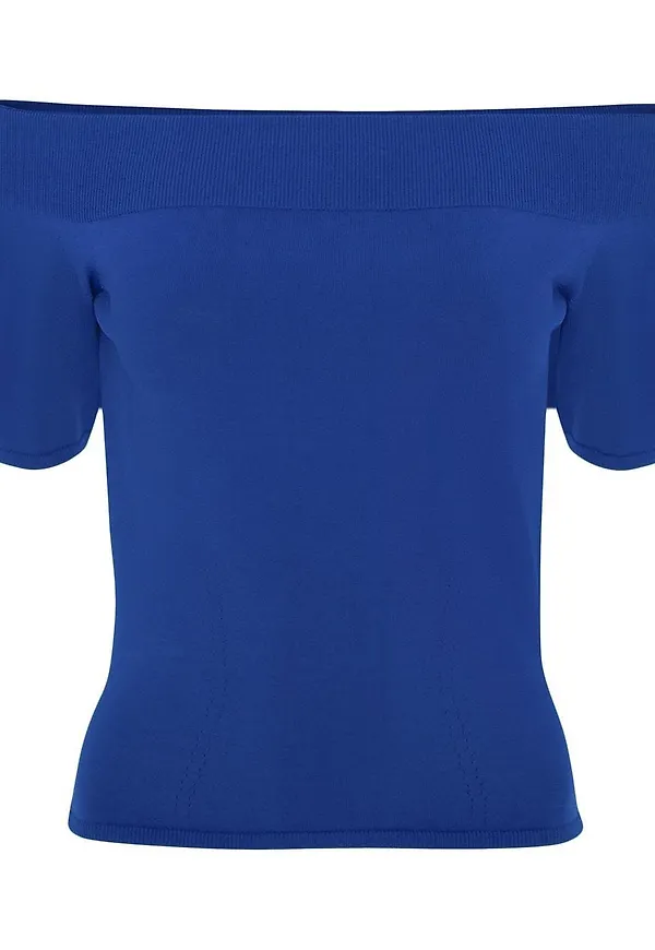 Alexander McQueen baraxlad skjorta - Blå