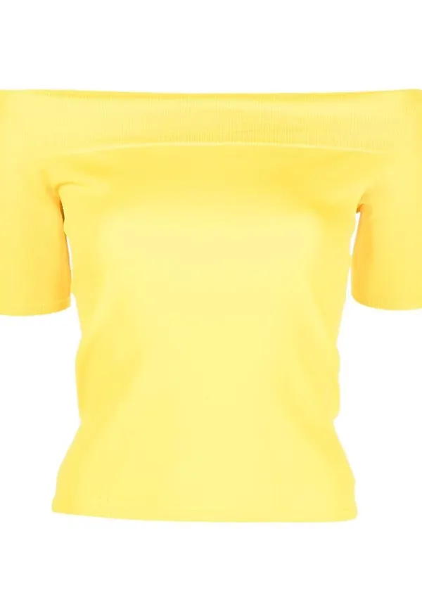 Alexander McQueen baraxlad t-shirt - Gul