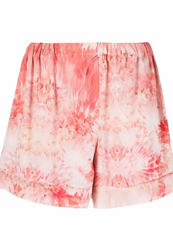 Alexander McQueen batikmönstrade shorts - Röd