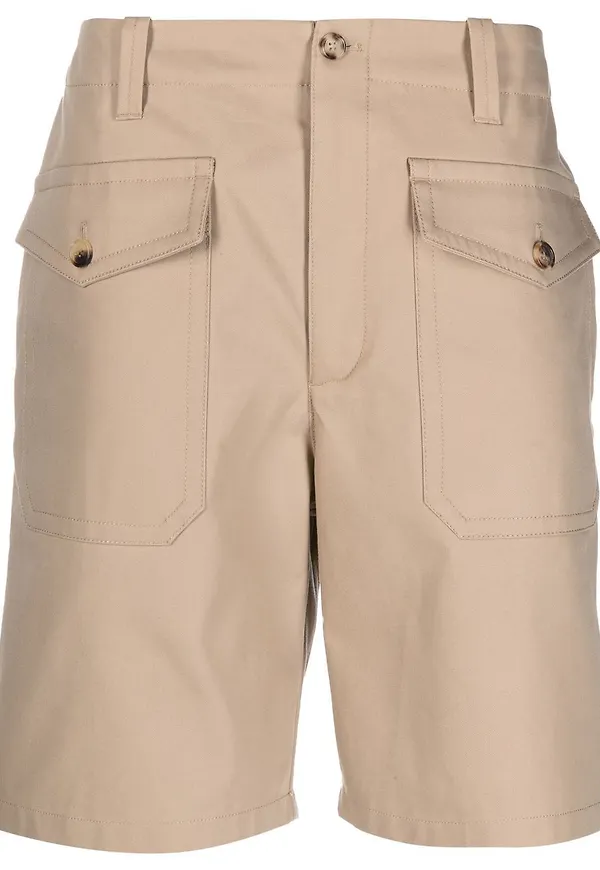 Alexander McQueen bermudashorts med fickdetalj - Neutral