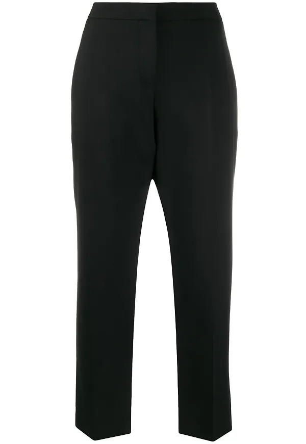 Alexander McQueen beskurna byxor - Svart