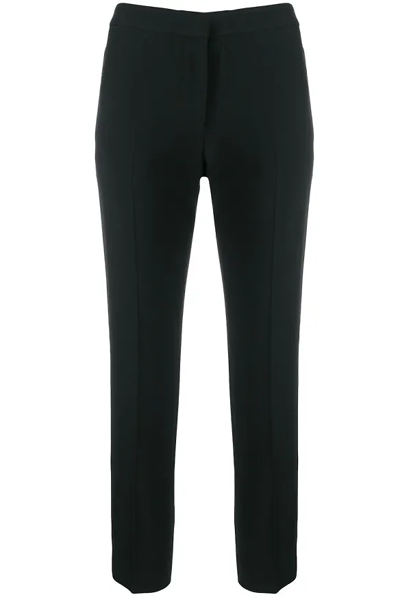Alexander McQueen beskurna cigarettbyxor - Svart