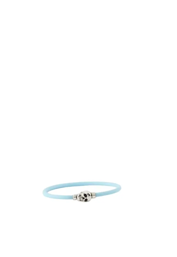 Alexander McQueen Bracelet Skull Blå, Dam