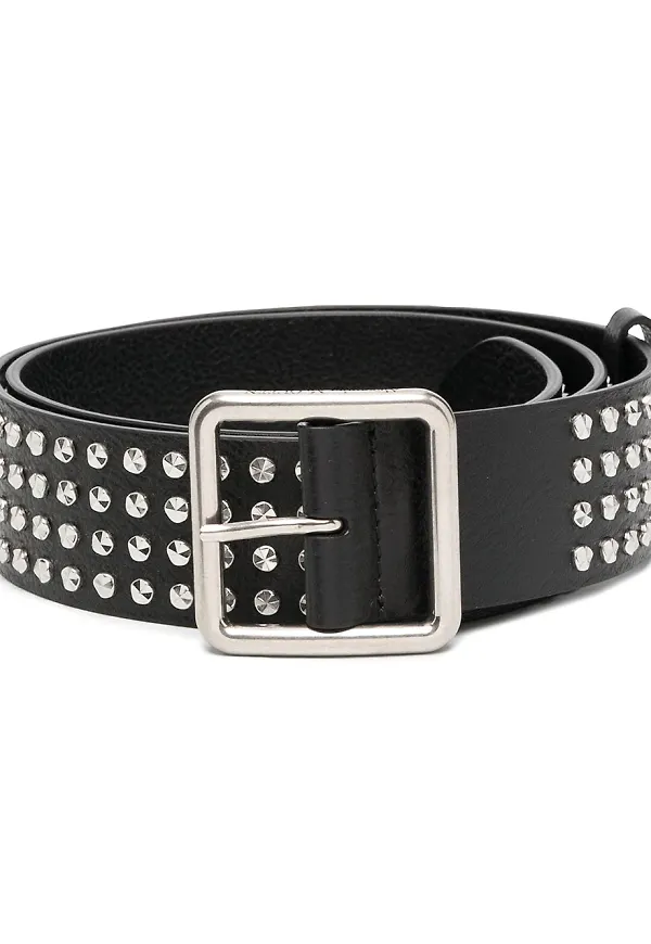Alexander McQueen brett nitskärp - Svart