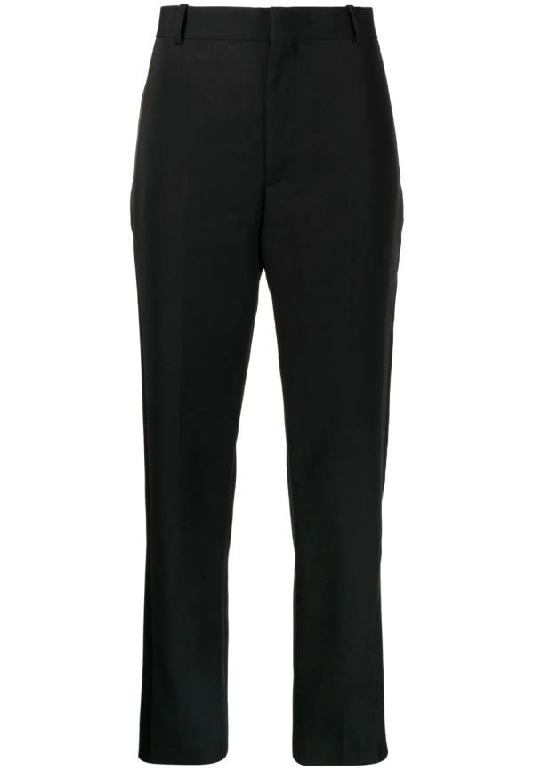 Alexander McQueen byxor med sidorand - Svart