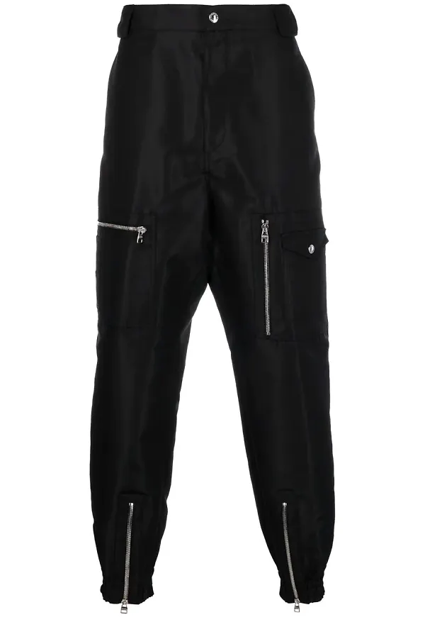 Alexander McQueen cargobyxor - Svart