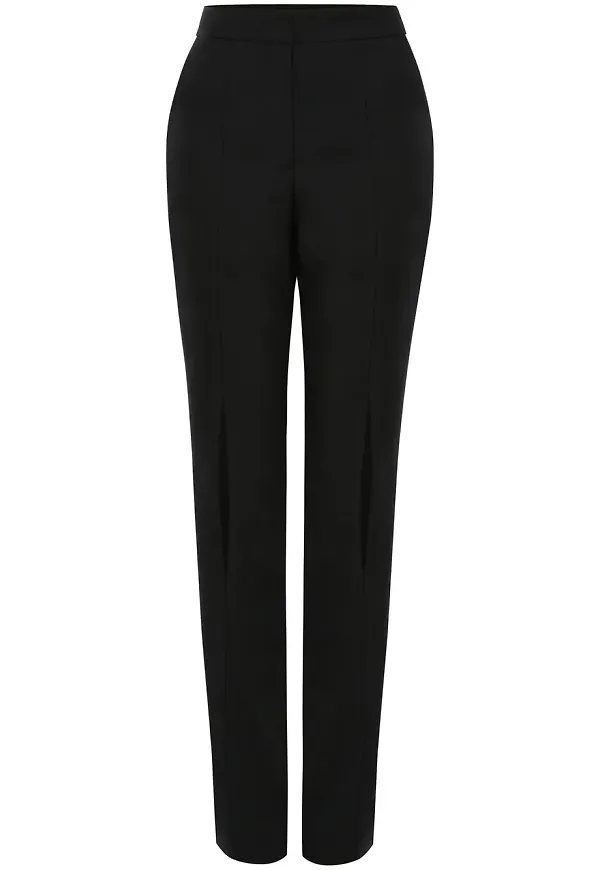 Alexander McQueen cigarettbyxor med revor - Svart