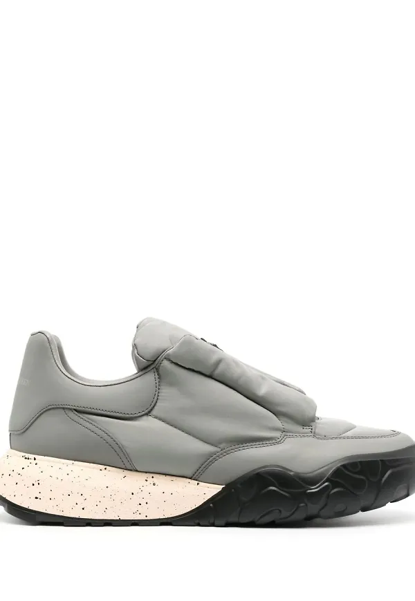 Alexander McQueen Court låga sneakers - Grå