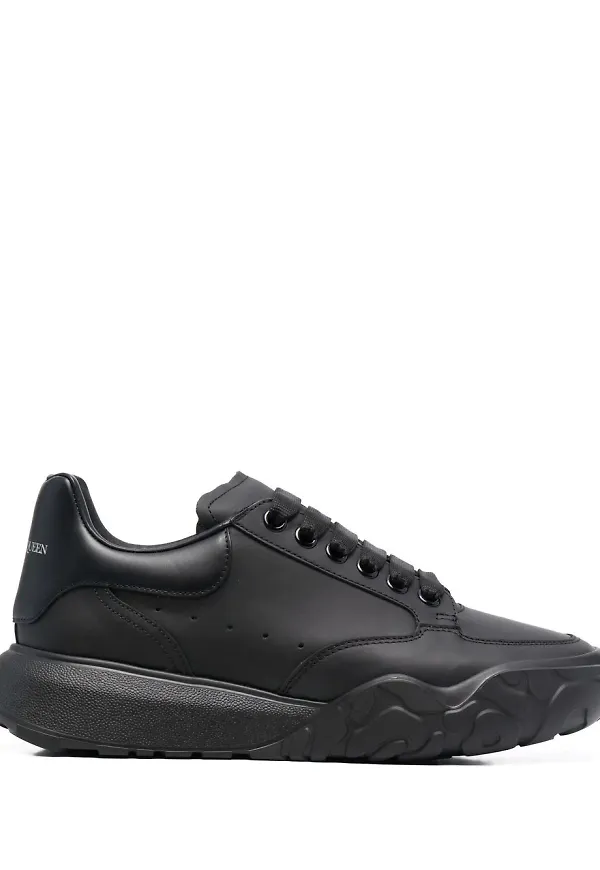 Alexander McQueen Court låga sneakers - Svart