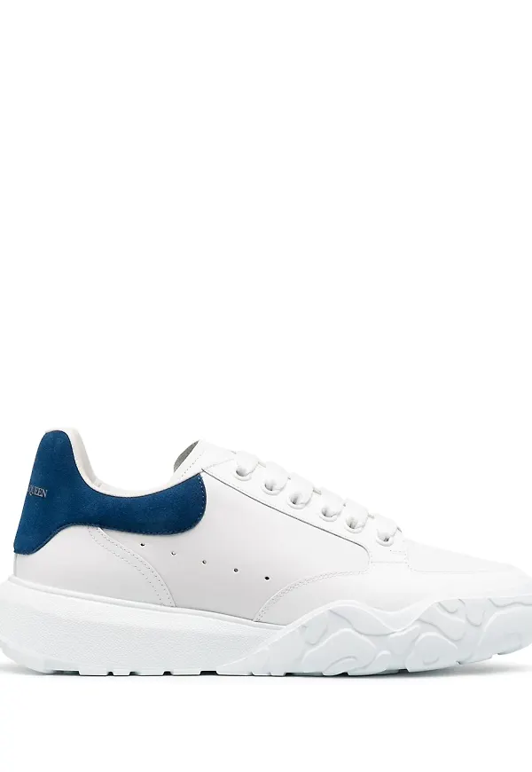 Alexander McQueen Court låga sneakers - Vit