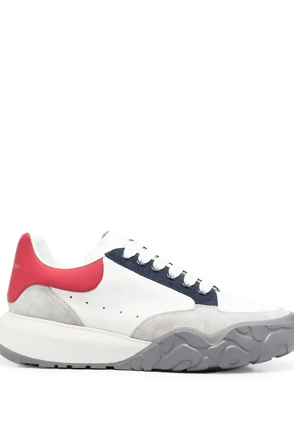 Alexander McQueen Court låga sneakers - Vit