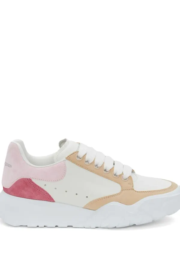 Alexander McQueen Court låga sneakers - Vit