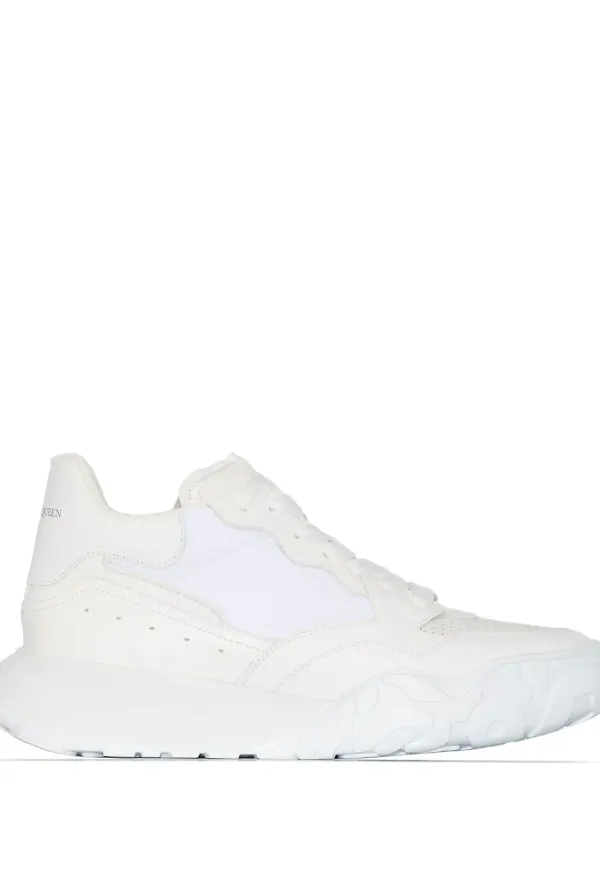 Alexander McQueen Court låga sneakers - Vit
