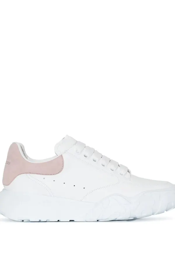 Alexander McQueen Court låga sneakers - Vit