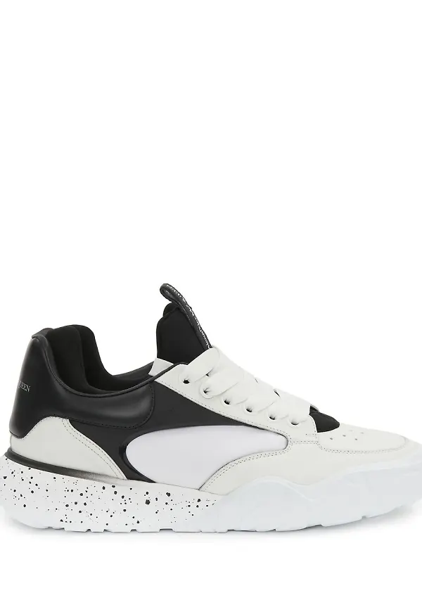 Alexander McQueen Court Tech lädersneakers - Vit