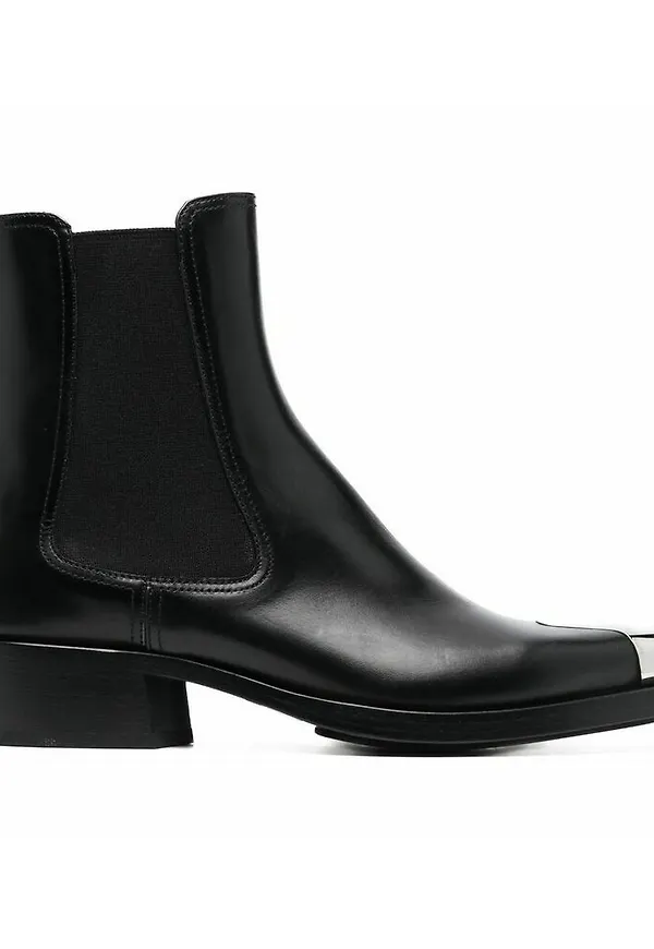 Alexander McQueen Cowboy Boots Svart, Dam