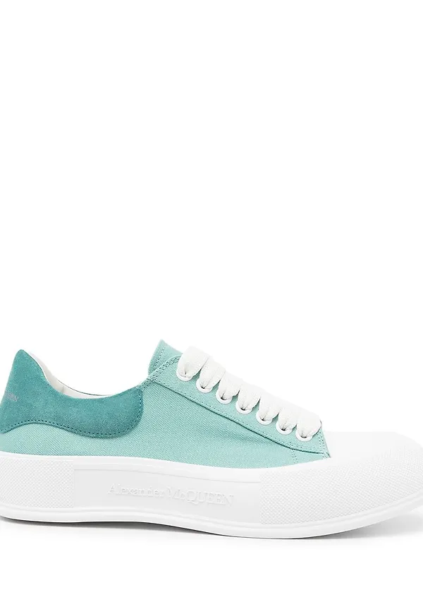 Alexander McQueen Deck låga sneakers - Blå