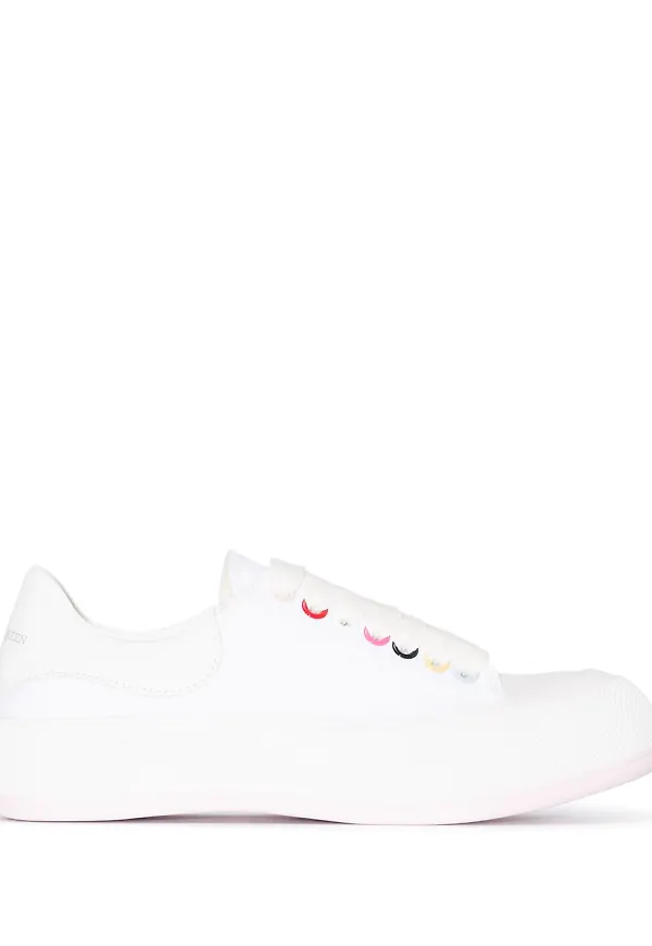 Alexander McQueen Deck låga sneakers - Vit