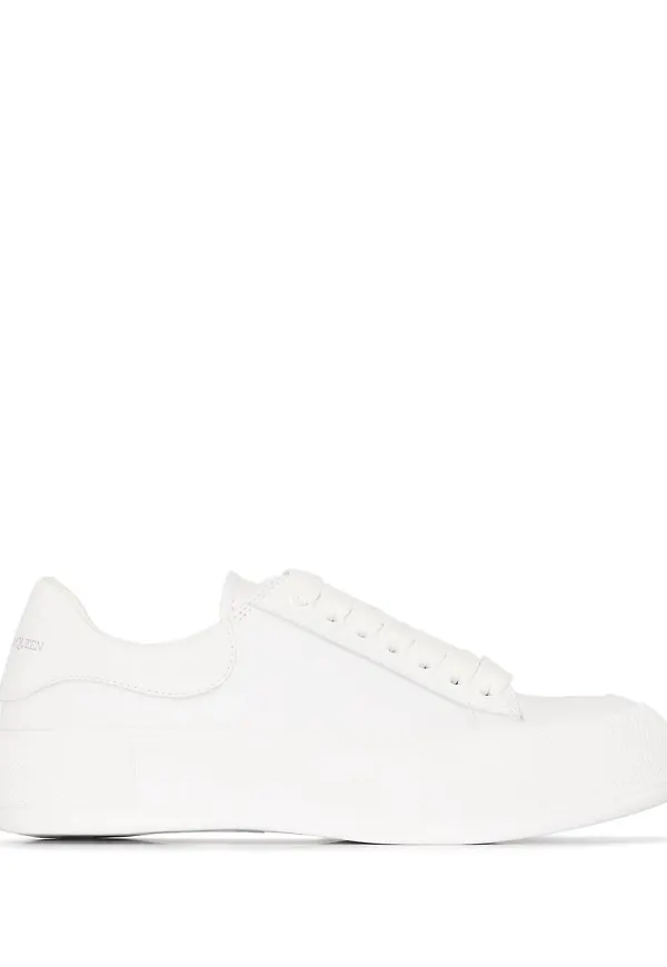 Alexander McQueen Deck låga sneakers - Vit