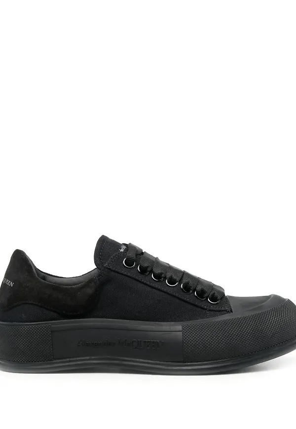 Alexander McQueen Deck Plimsoll sneakers - Svart
