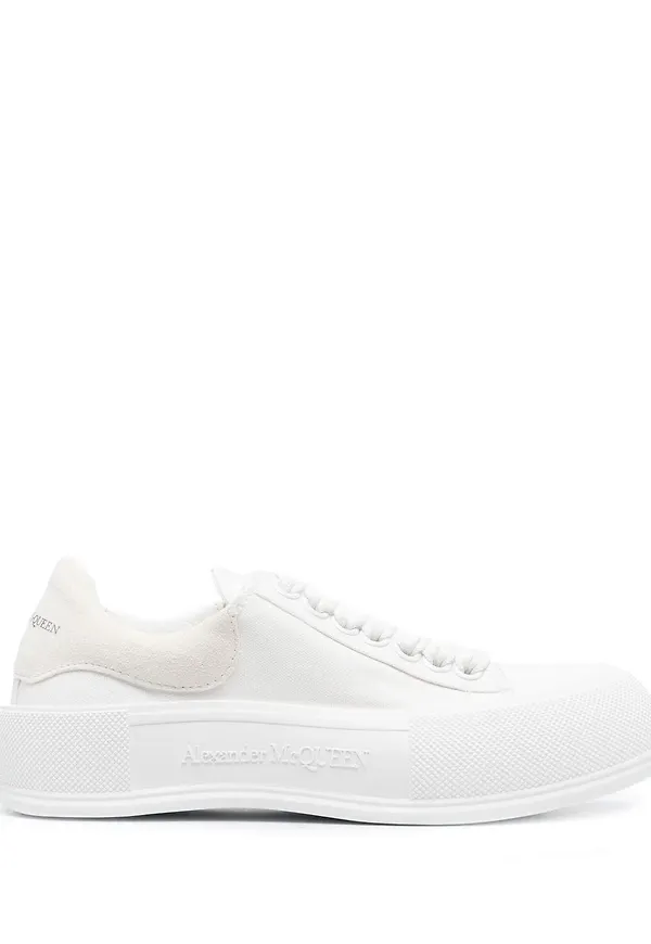 Alexander McQueen Deck Plimsoll sneakers - Vit