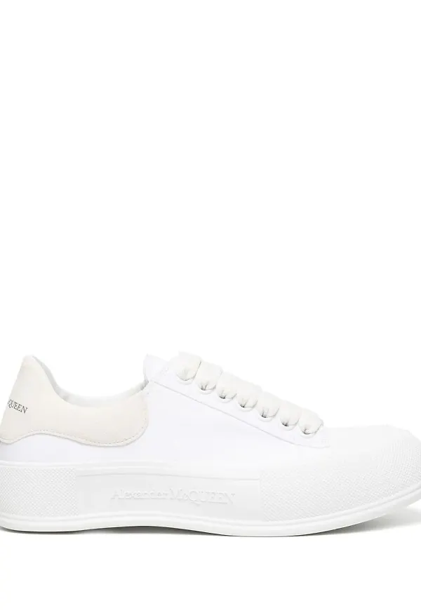 Alexander McQueen Deck Plimsoll sneakers - Vit