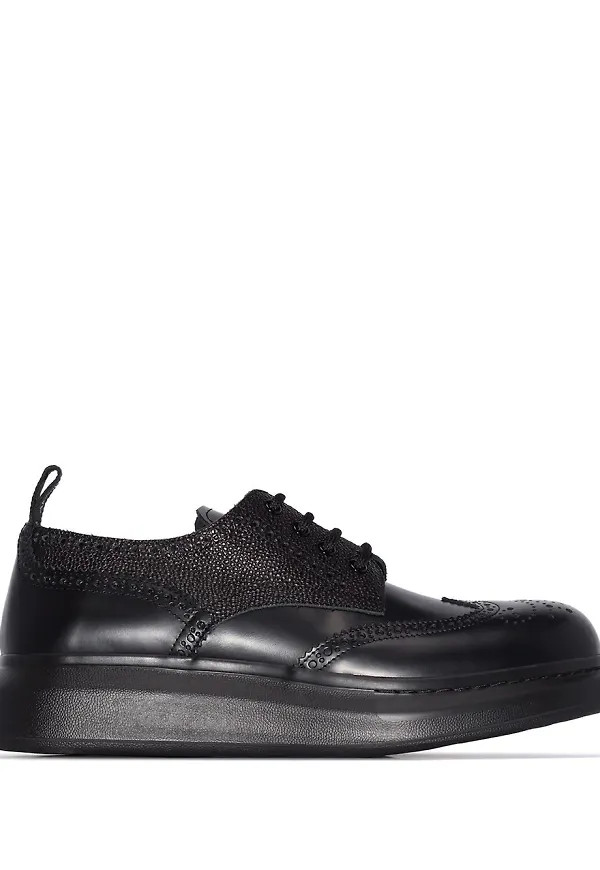 Alexander McQueen derbysneakers - Svart