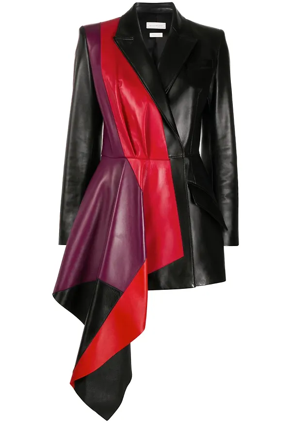 Alexander McQueen draperad jacka - Svart