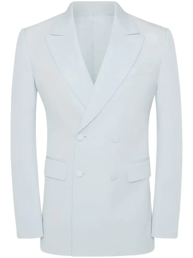 Alexander McQueen dubbelknäppt blazer - Blå