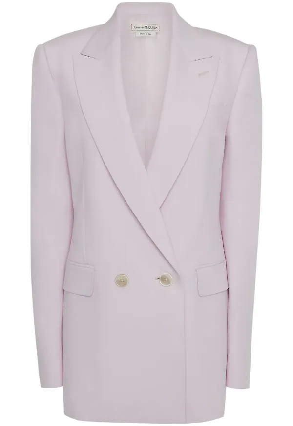 Alexander McQueen dubbelknäppt blazer - Neutral