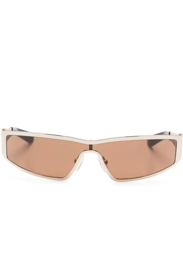 Alexander McQueen Eyewear AM0491S 003 solglasögon - Guldfärgad
