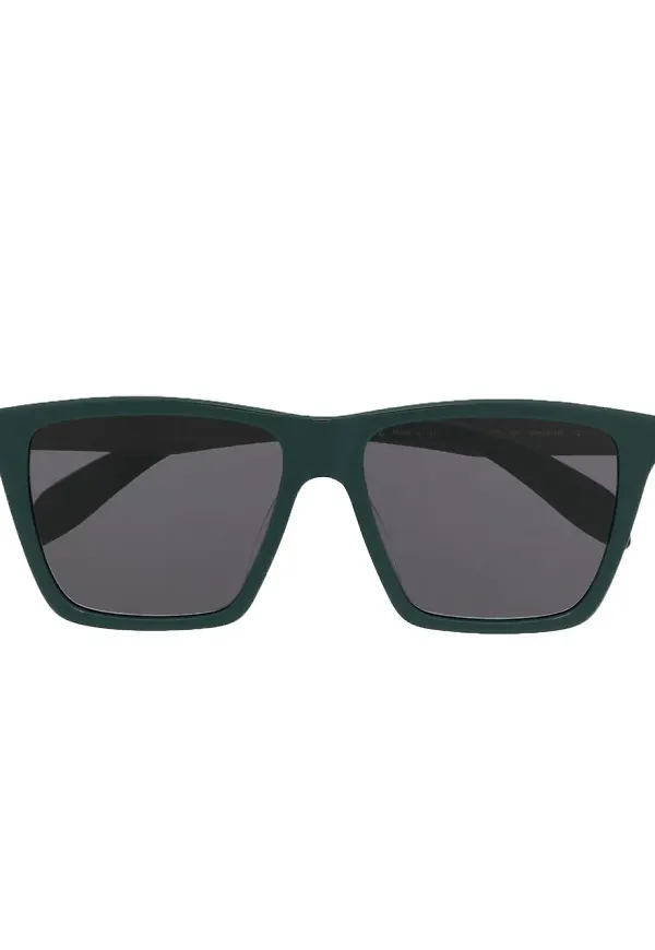 Alexander McQueen Eyewear fyrkantiga solglasögon - Grön