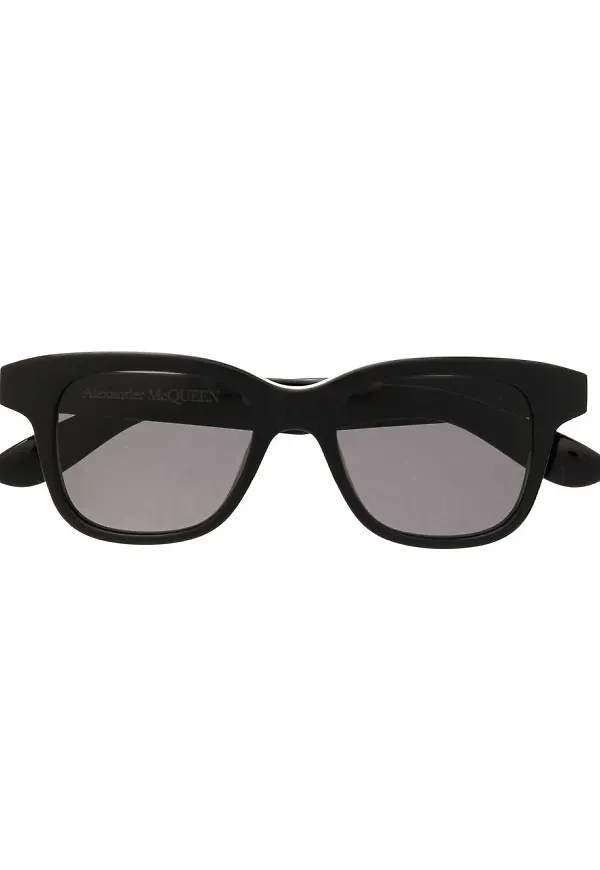 Alexander McQueen Eyewear fyrkantiga solglasögon - Svart