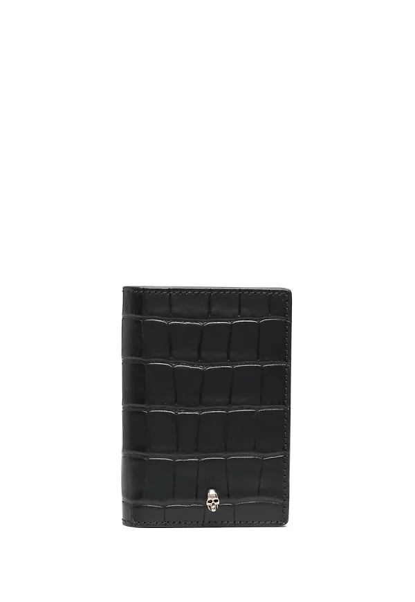 Alexander McQueen fickorganisatör - Svart